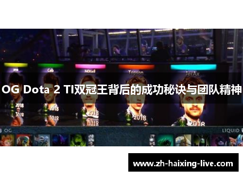 OG Dota 2 TI双冠王背后的成功秘诀与团队精神